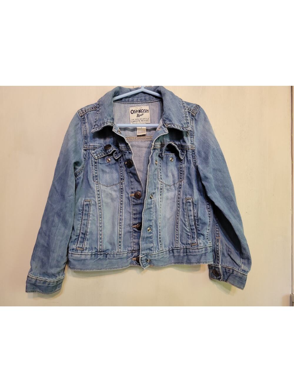 Girls 7 Osh Kosh B'gosh Denim Jacket Genuine